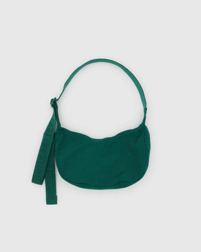 Small Nylon Crescent Bag - Cypress