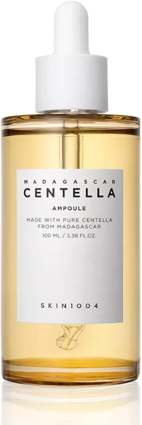 Skin1004 Madagascar Centella Asiatica 100 Ampoule (100ml or 3.38 floz) Facial Serum, 100% Centella Asiatica Extract, For Soothing Sensitive and Acne-Prone Skin