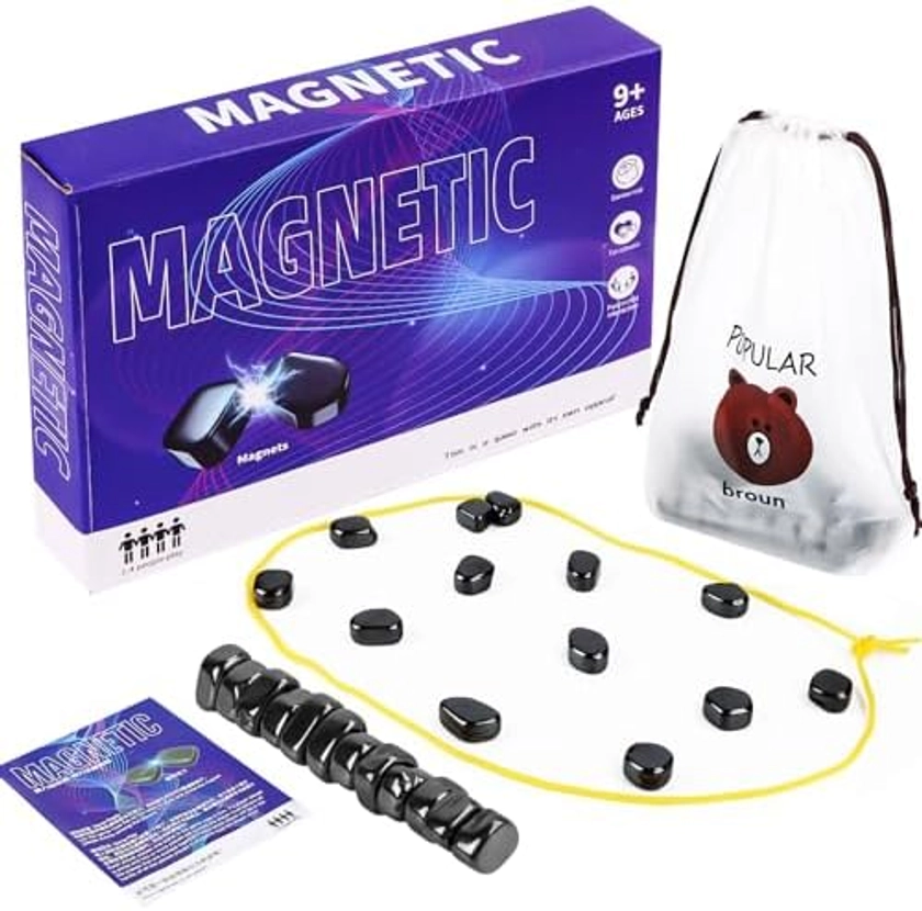 Magnetic Chess Board - Battle Chess with Magnetic, Magnetic Chess Set, Magnetic Chess Trip, Puzzle Checkers, Portable Party for Family Gatherings (A) : Amazon.com.be: Toys