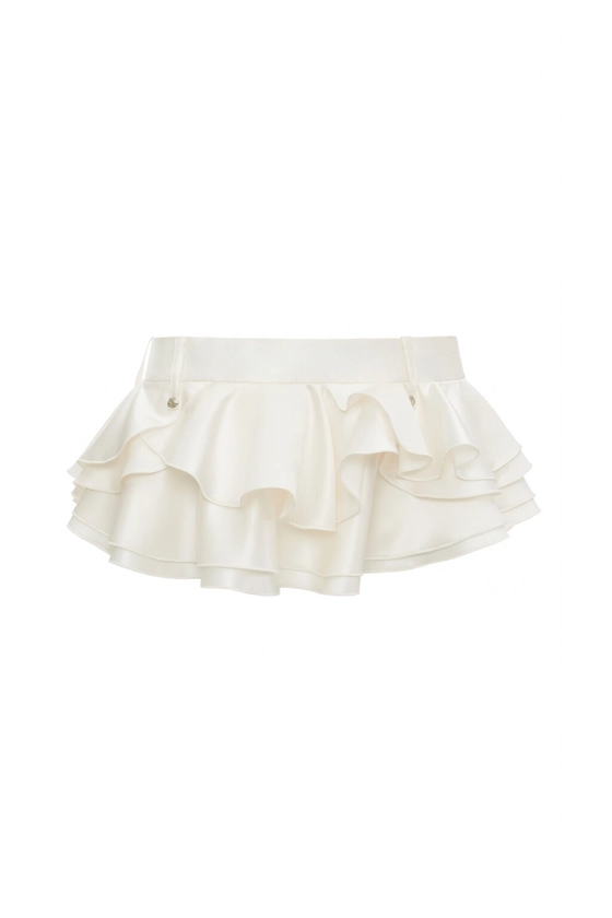 Camelia Silk Mini Skort – DATT OFFICIAL