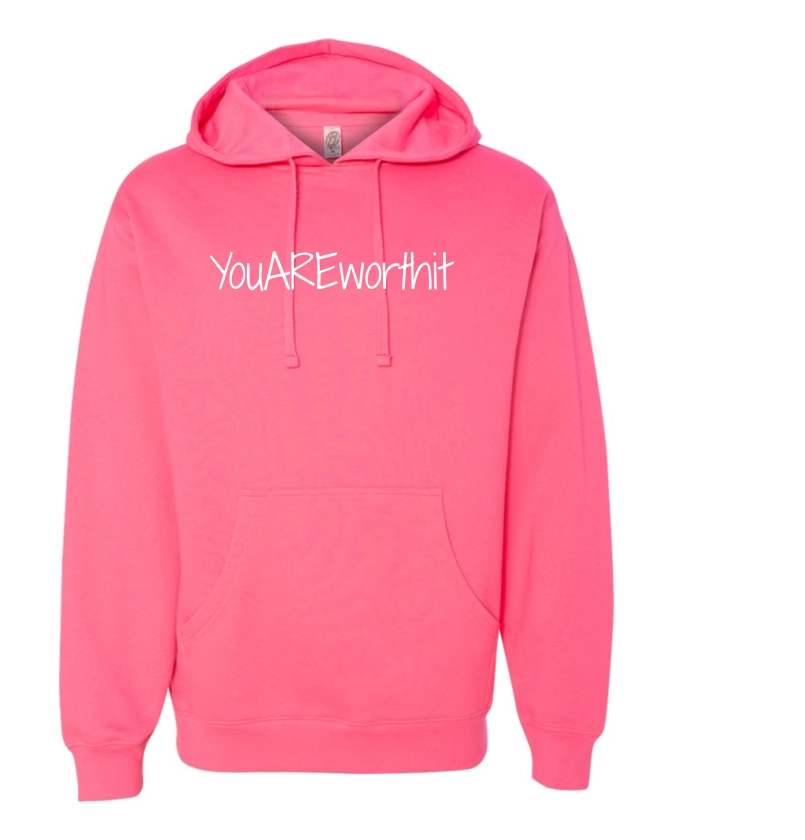 Adult Independent Trading Co. Breast Cancer Awareness Hoodie SS4500