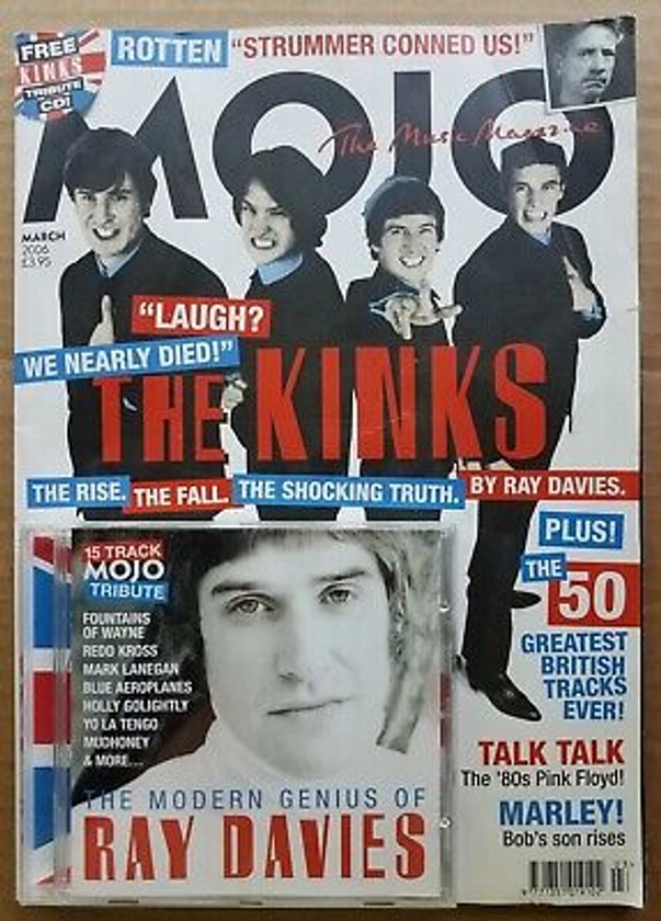 Mojo Magazine Issue 148 (March 2006) The Kinks (w/cover-mount CD) | eBay