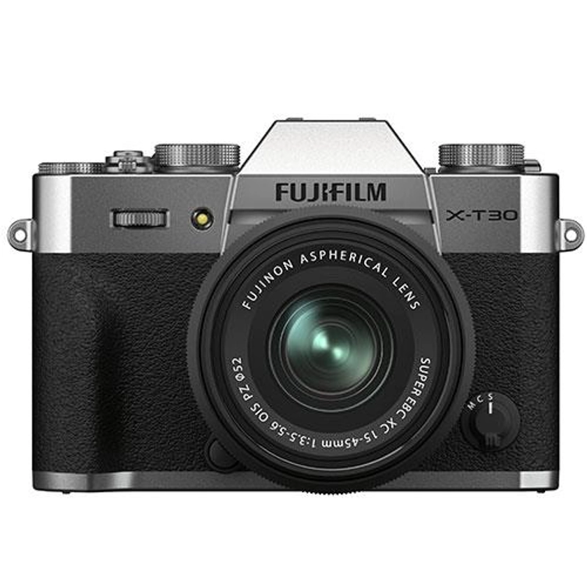 Buy Fujifilm X-T30 II Mirrorless Camera in Silver with XC15-45mm Lens - Jessops