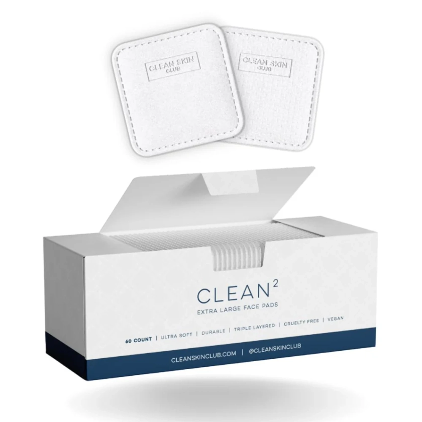 Clean Skin Club Clean² Face Pads 60 count