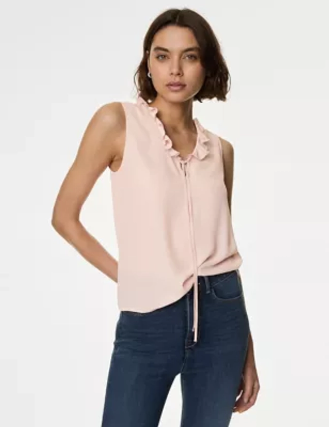 Frill Neck Blouse | M&S Collection | M&S