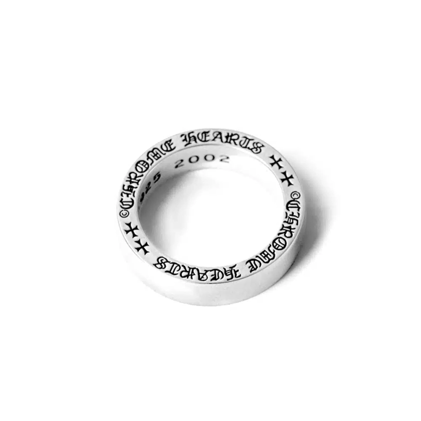 6mm Spacer Ring Sterling Silver Jewelry - Chrome World JP