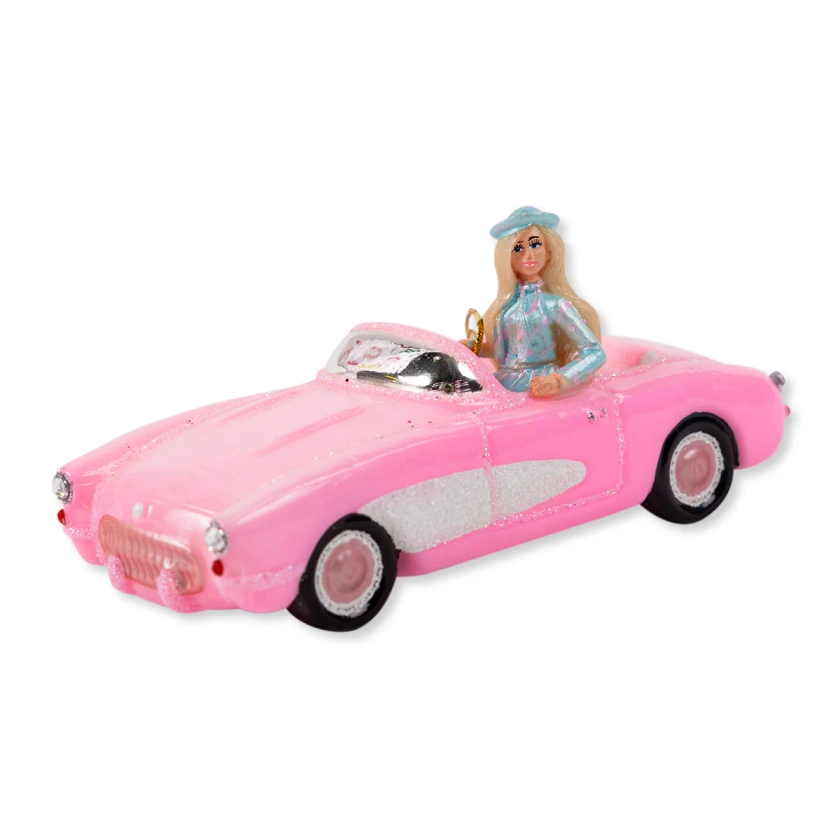 Furbish Studio - Pink Corvette Ornament