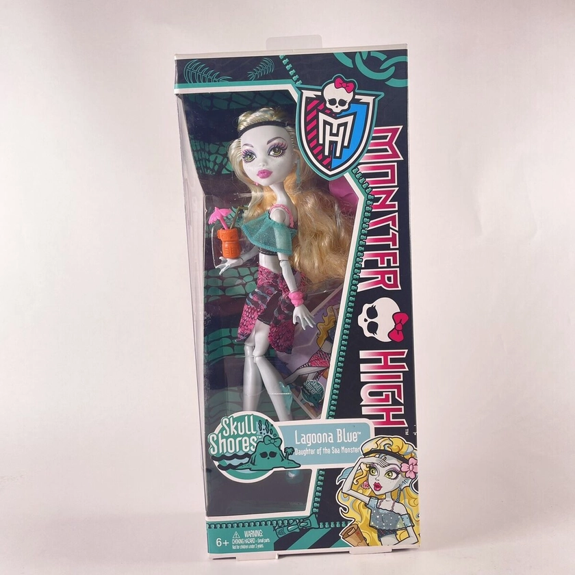 Monster High Doll Lagoona Blue Skull Shores in Box Mattel 2011 NIB