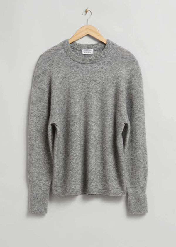 Alpaca-Blend Knit Jumper - Grey - & Other Stories PT