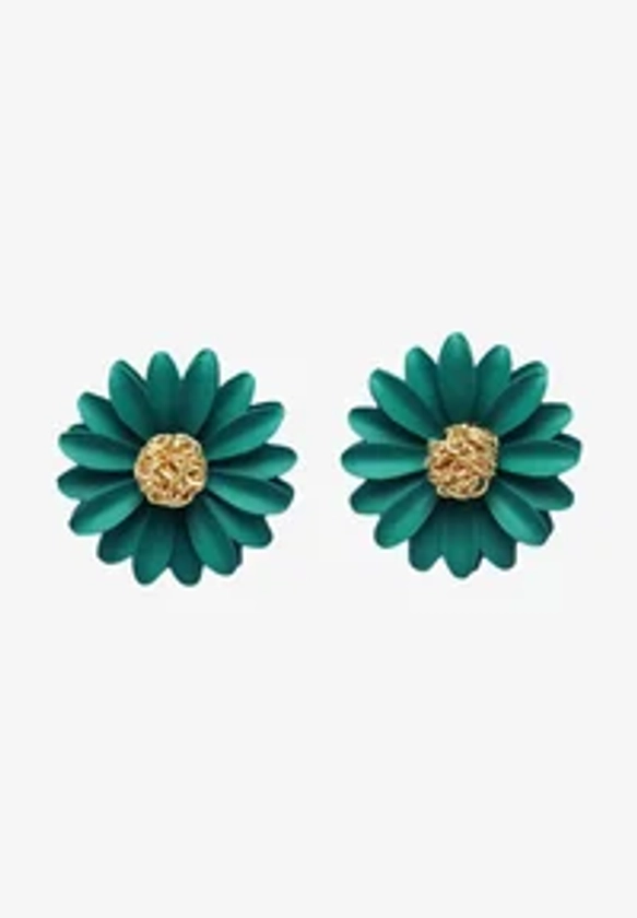 AVANT-GARDE PARIS PARIS FLOWER - Boucles d'oreilles - green/vert - ZALANDO.FR