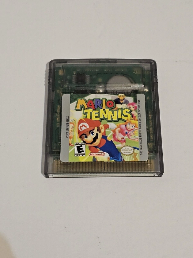 Mario Tennis Nintendo Game Boy Color GBC-TESTED
