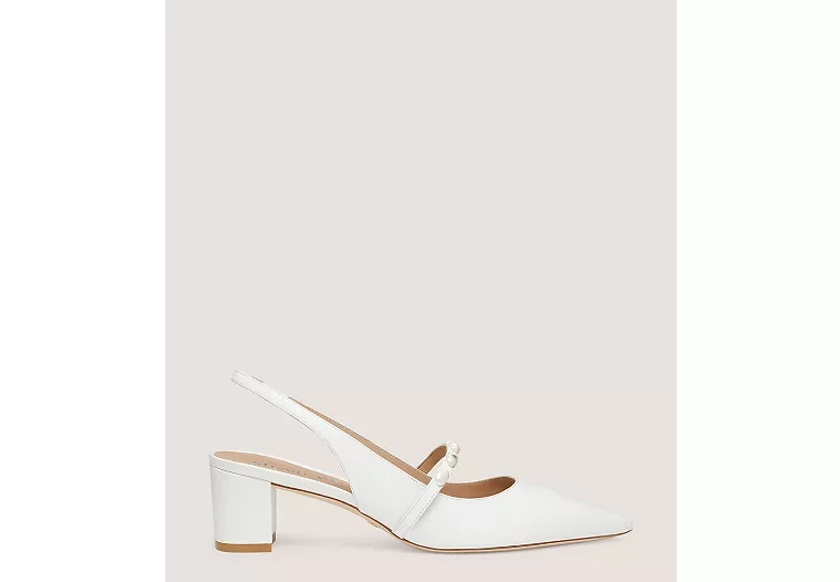 Pearlita 50 Block Slingback | Stuart Weitzman