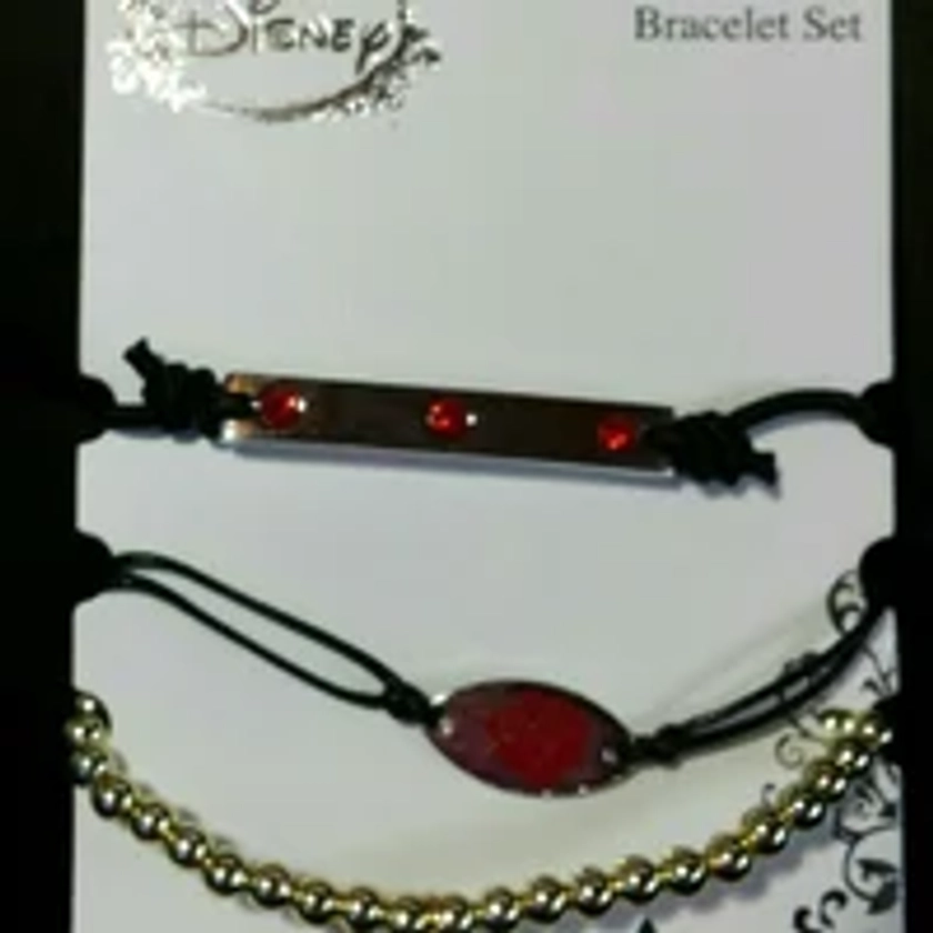 Disney Beauty and the Beast Bracelet Set