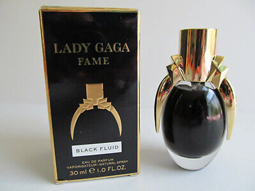 LADY GAGA FAME Black Fluid Eau de Parfum EDP Spray 1.0 oz 30 ml Perfume H7
