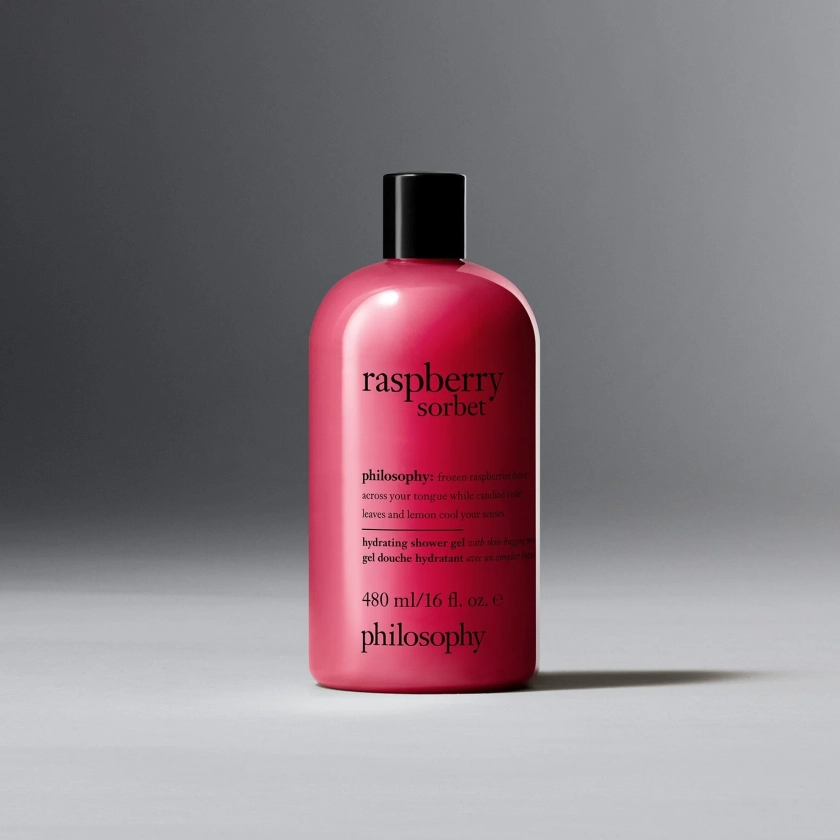 raspberry sorbet hydrating shower gel