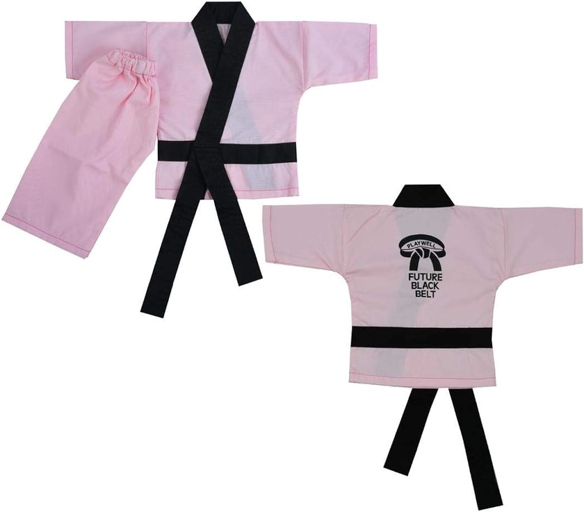 Playwell Martial Arts Gifts - Pink Baby Girl Karate Uniform (Infant suit)
