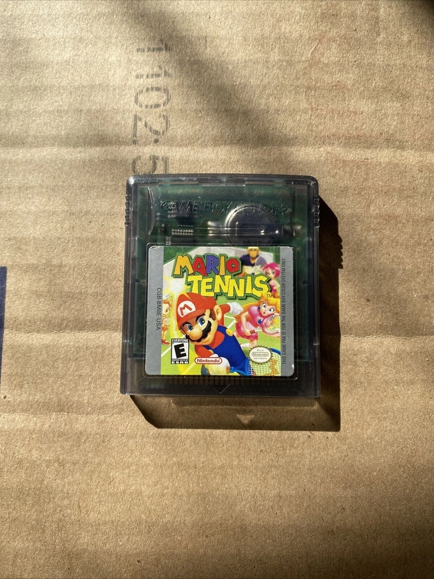 Mario Tennis (Nintendo Game Boy Color, 2001)- AUTHENTIC&amp;TESTED, only cartridge