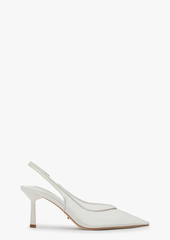Breeze White Nylon Heels | Heels | Tony Bianco USA | Tony Bianco US