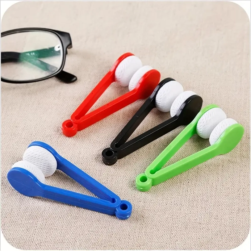 1pc/2pcs Portable Glasses Cleaning Brush - Mini Sunglasses Cleaning Brush For Easy And Effective Cleaning