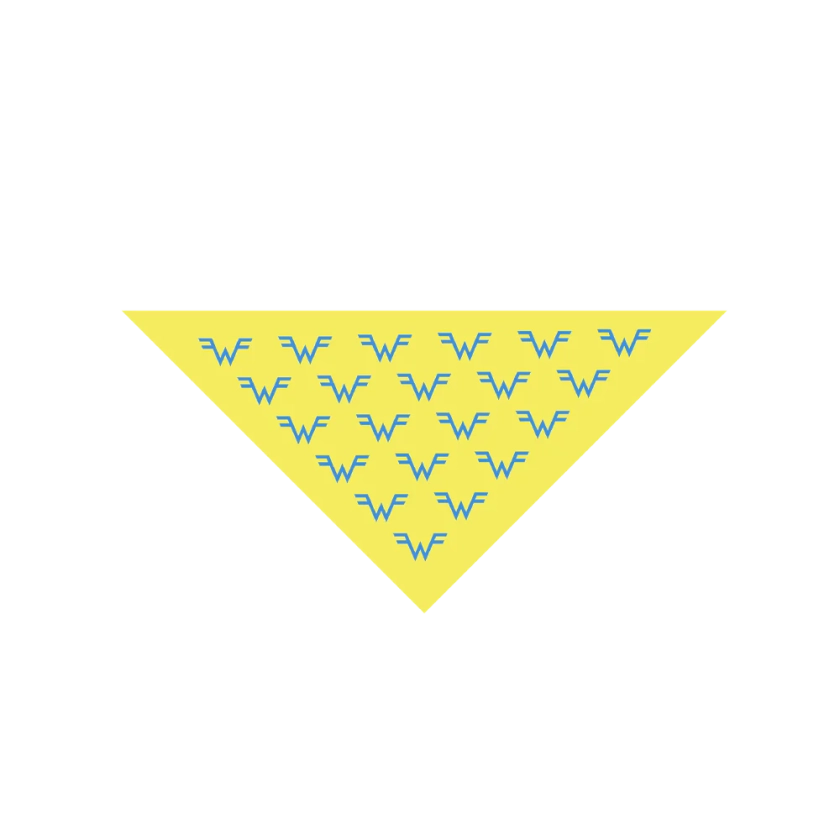 W Logo Dog Bandana