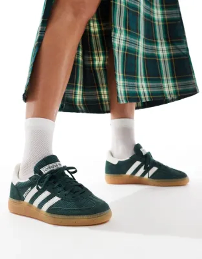 adidas Originals Handball Spezial trainers in green cord