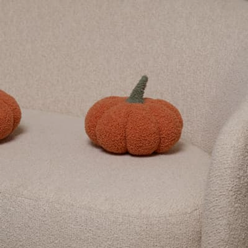 PUMPKIN Coussin orange H 15 cm - Ø 20 cm | CASA