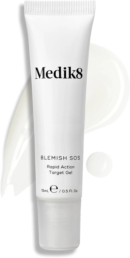 Medik8 Blemish SOS - Rapid Action Target Gel - Acne Treatment With 2% Salicylic Acid & Niacinamide - Reduces Blemishs & Redness - 15ml : Amazon.co.uk: Beauty