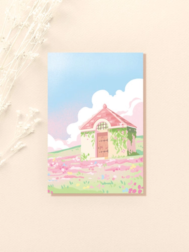 Postcard - Background - Howl's Garden | MorganeBrret Shop