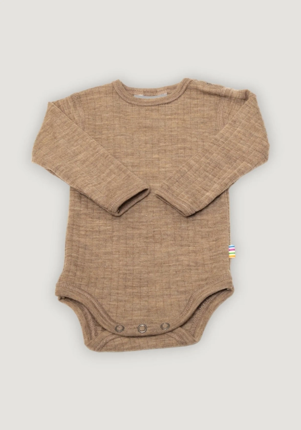 Body lână merinos - Basic Beige