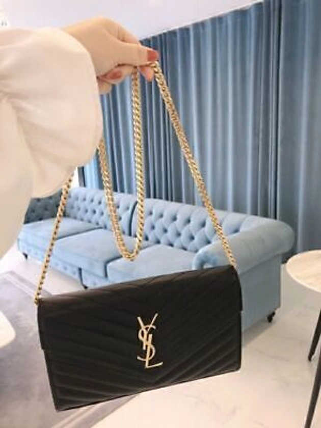 Y·L·S Saint Laurent Abendtasche Umhängetasche Tasche Handtasche Schultertasche | eBay