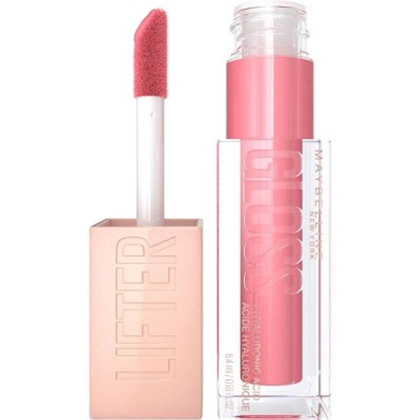 MaybellineLifter Gloss Plumping Lip Gloss with Hyaluronic Acid - 21 Gummy Bear - 0.18 fl oz: Hydrating Shine, Fuller Look