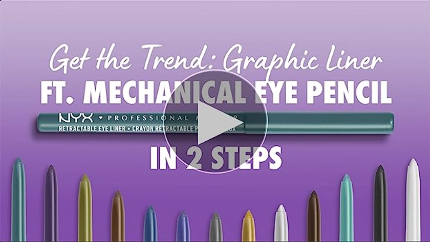 NYX PROFESSIONAL MAKEUP Mechanical Eyeliner Pencil, Deep Purple