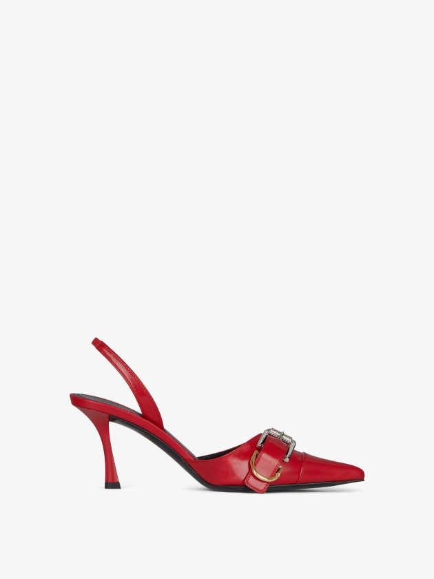 Escarpins Voyou en cuir - rouge | GIVENCHY FR