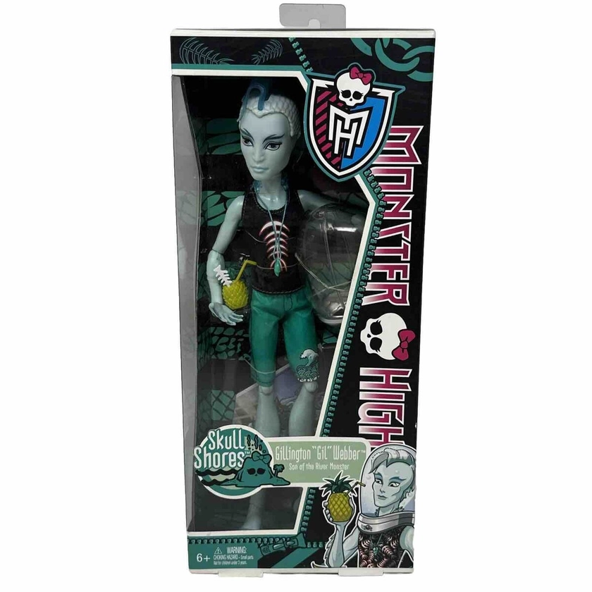 Monster High - Skull Shores - 2011 - Gillington "Gil" Webber Doll NRFB