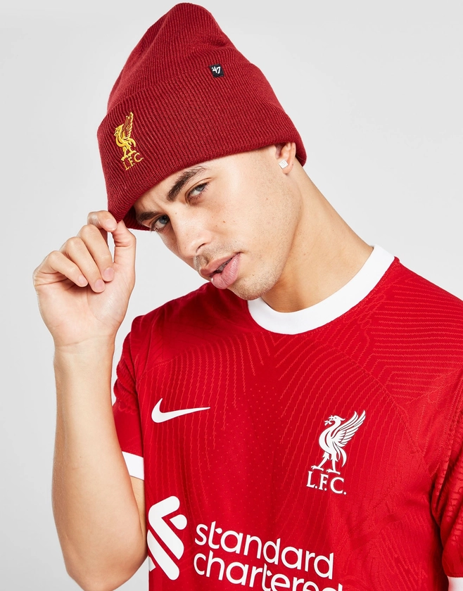 Red 47 Brand Liverpool FC Beanie Hat | JD Sports UK 