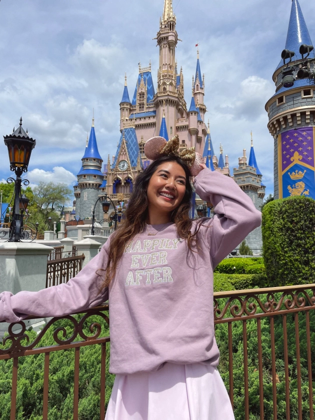 Happily Ever After Embroidered Sweatshirt - Etsy