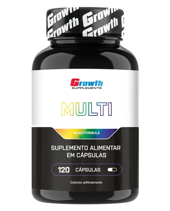 Multivitamínico (120 cáps) (nova fórmula) - Growth Supplements