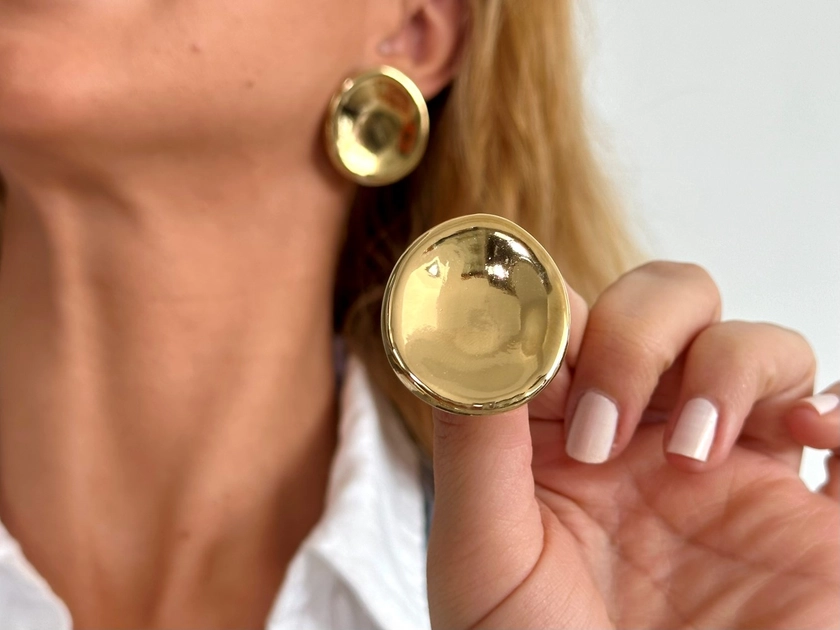 Nisiros gold earrings