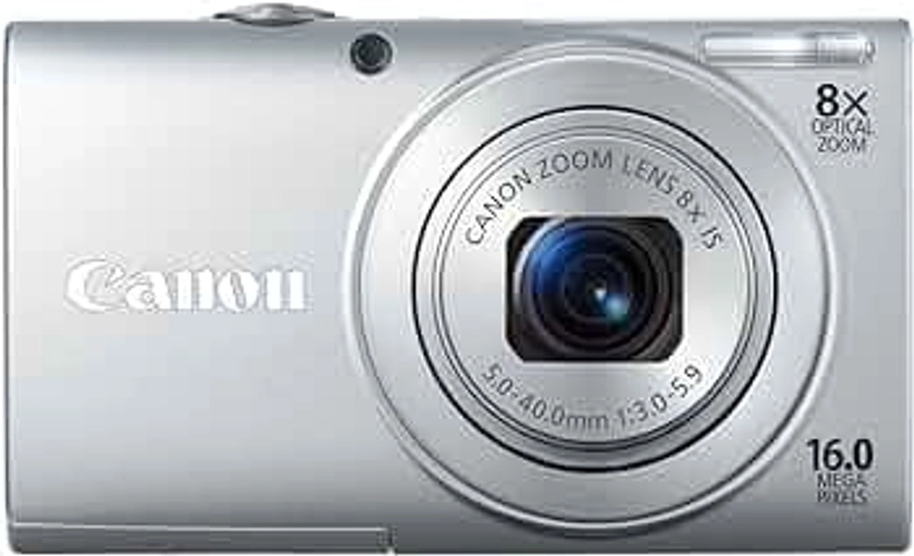 Canon PowerShot A4000 is 16.0 MP Digital Camera with 8X Optical Image Stabilized Zoom 28mm Wide-Angle Lens with 720p HD Video Recording and 3.0-Inch LCD (Silver)