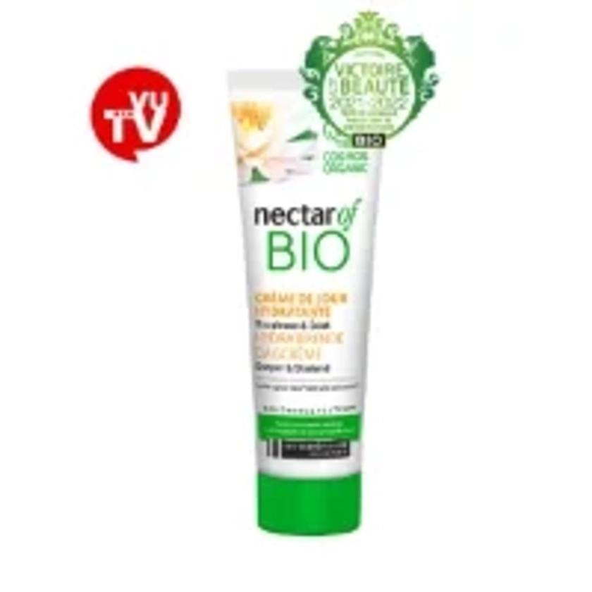 Crème visage jour hydratante NECTAR OF BIO : le tube de 50mL à Prix Carrefour