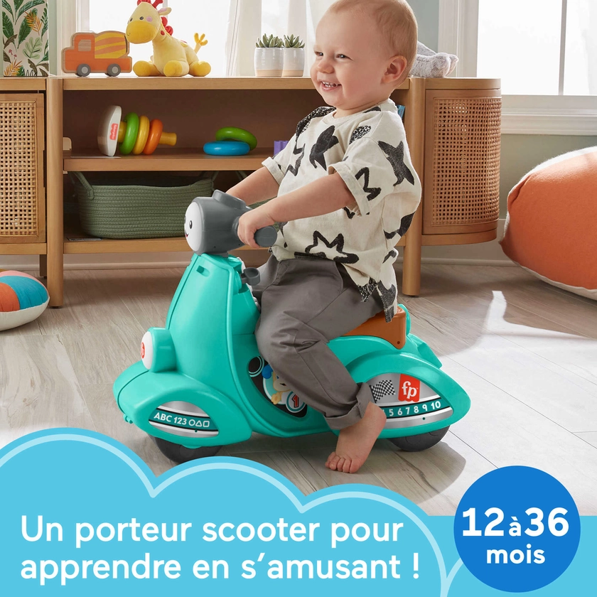 Fisher-Price-Scooter Éveil Progressif-Porteur Version Multilingue