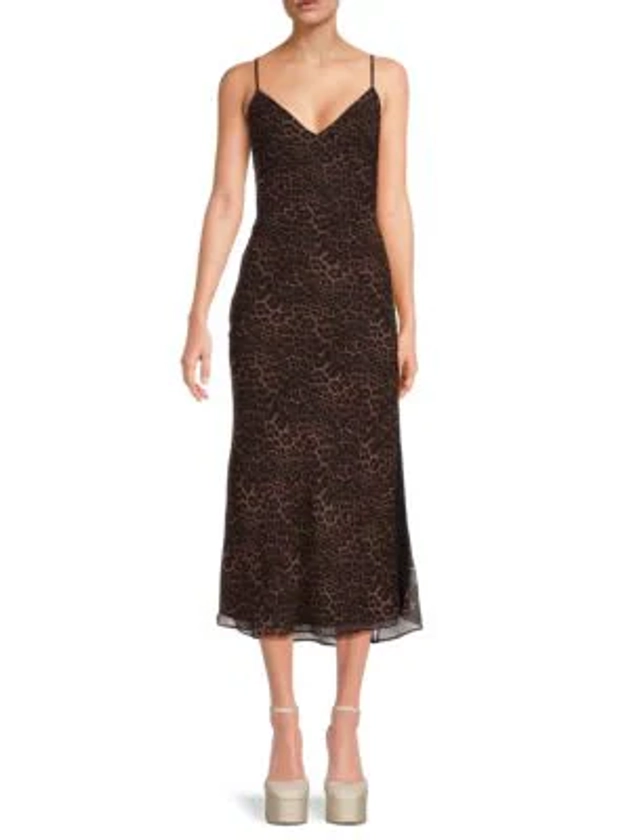 Bardot Leopard Print Slip Dress on SALE | Saks OFF 5TH