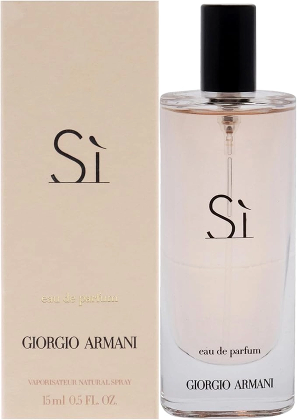 Giorgio Armani Si Eau De Perfume Spray Handbag Bottle, Fresh, 15 ml (Pack of 1)