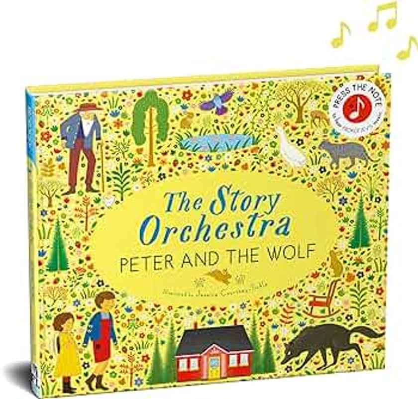 The Story Orchestra: Peter and the Wolf: Press the note to hear Prokofiev's music