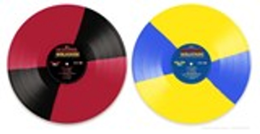 Deadpool & Wolverine Soundtrack - Red/Black & Yellow/Blue 2LP | Vinyl 12" Album | Free shipping over £20 | HMV Store