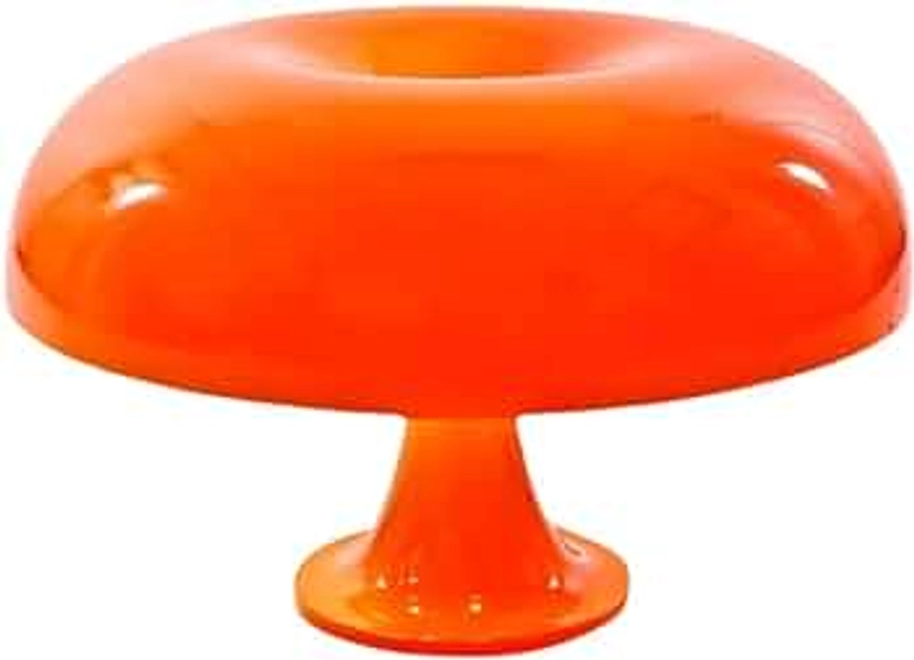 Spotaxe Lampe champignon orange, lampes de chevet à LED, durables, sûres et respectueuses l'environnement, pour la décoration intérieure, l'étude, vie, chambre, le cadeau, ampoule chaude incluse