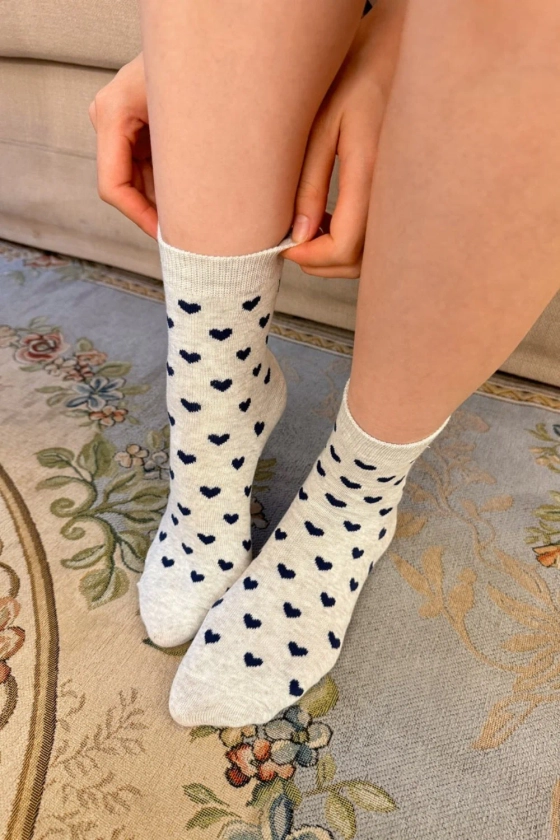 Hearts Ankle Socks