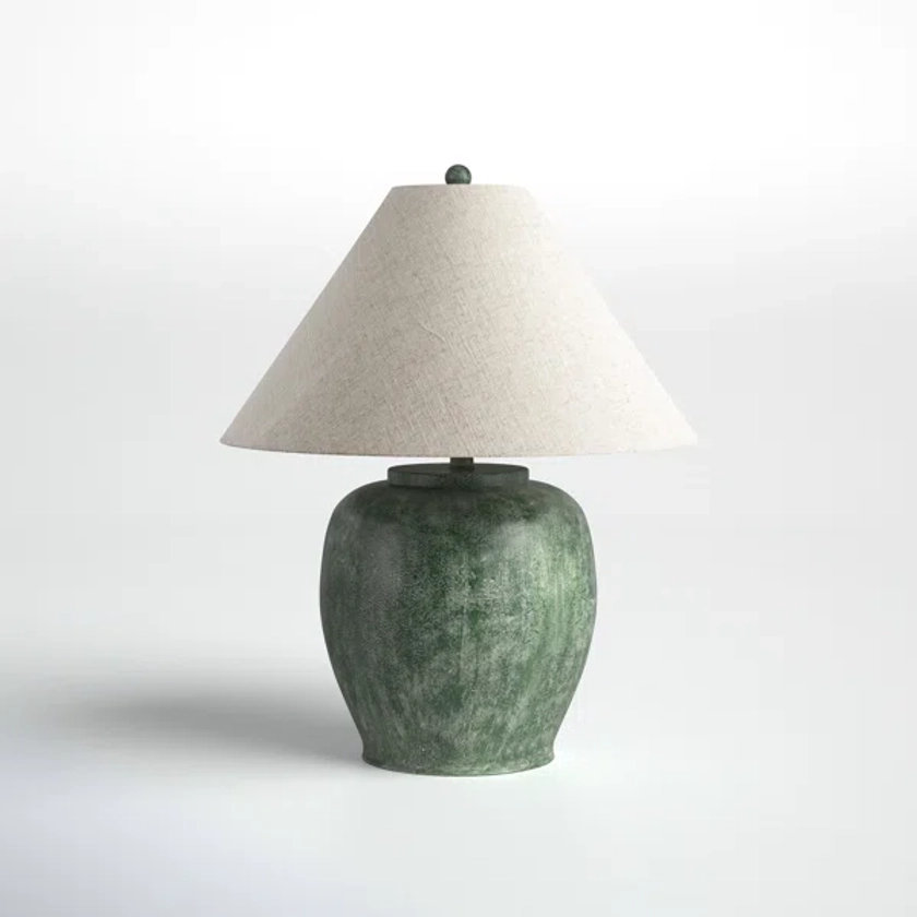 Kiku Cement Table Lamp