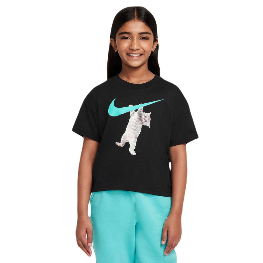 Nike Junior Sportswear Hang In There Boxy Tee