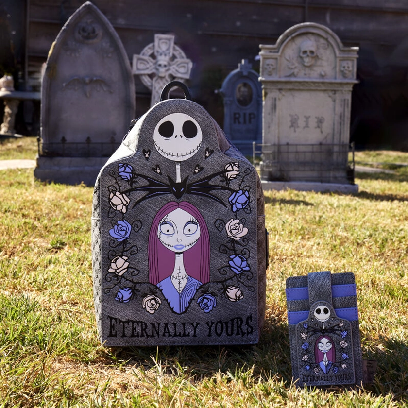 Nightmare Before Christmas Jack & Sally Eternally Yours Tombstone Mini Backpack